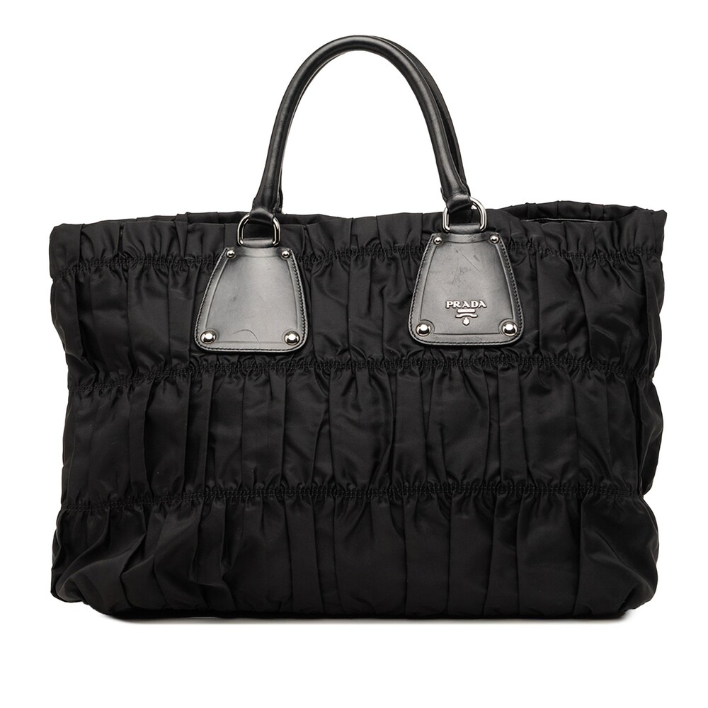 Prada Tessuto Gaufre Tote Pre-Loved #325514P63B